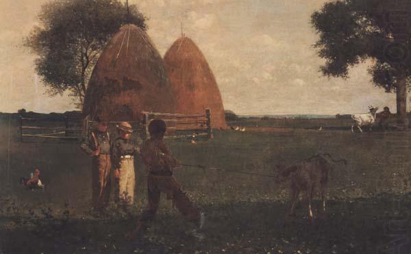 Winslow Homer Weaning the Calf (mk44) china oil painting image